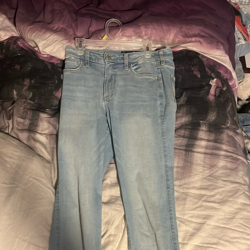 High rise super skinny jeans